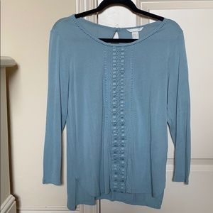 light blue long sleeve!